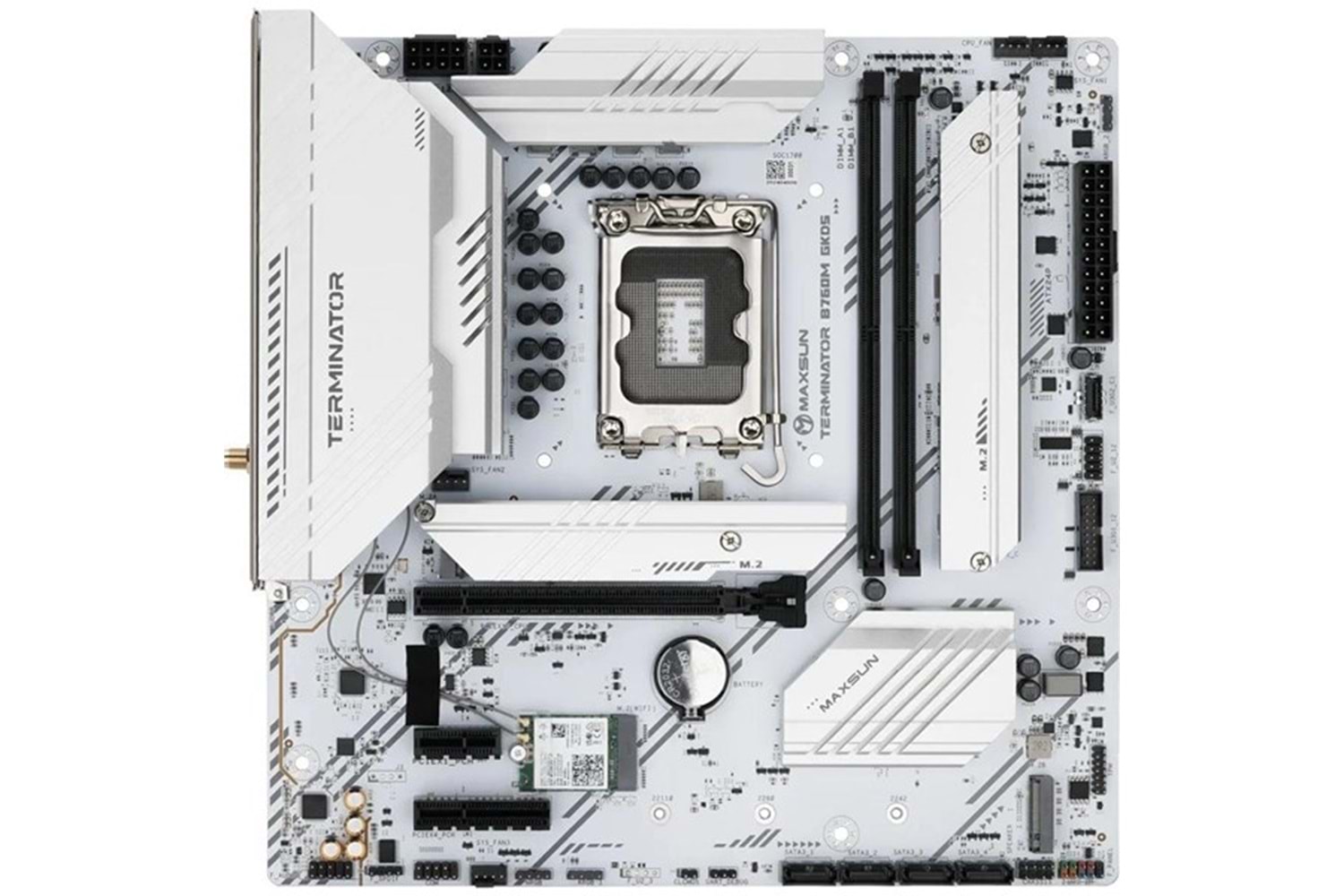 MAXSUN TEMINATÖR B760M GKD5 ICE DDR5 HDMI-DP PCIE 5.0 1700P MATX