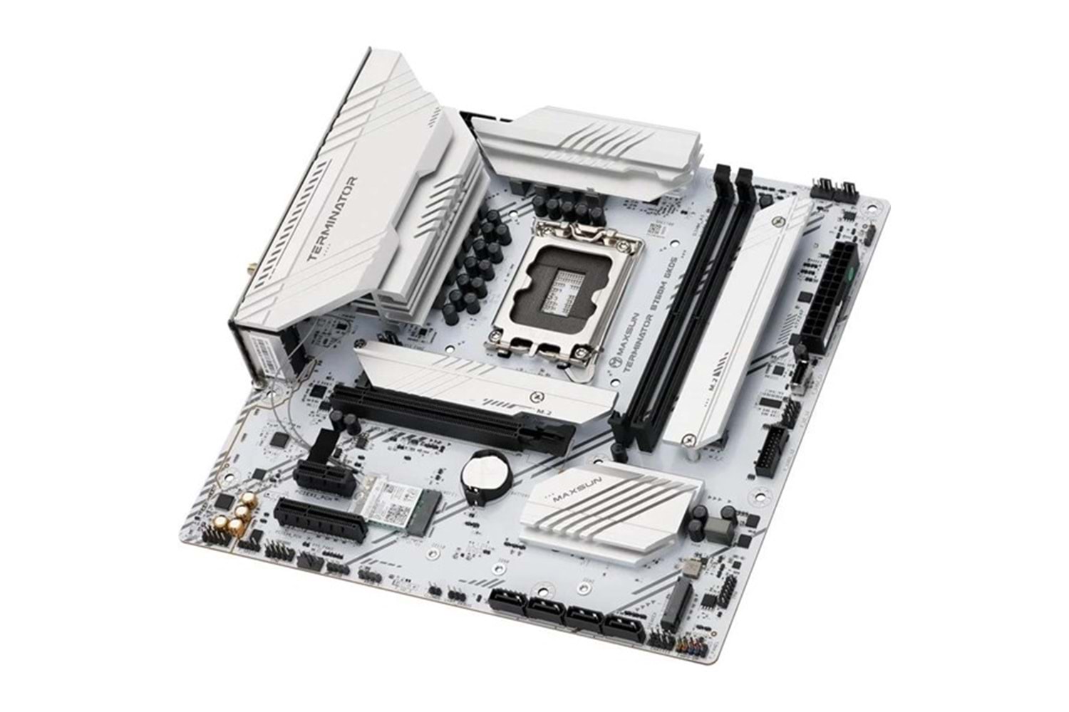 MAXSUN TEMINATÖR B760M GKD5 ICE DDR5 HDMI-DP PCIE 5.0 1700P MATX