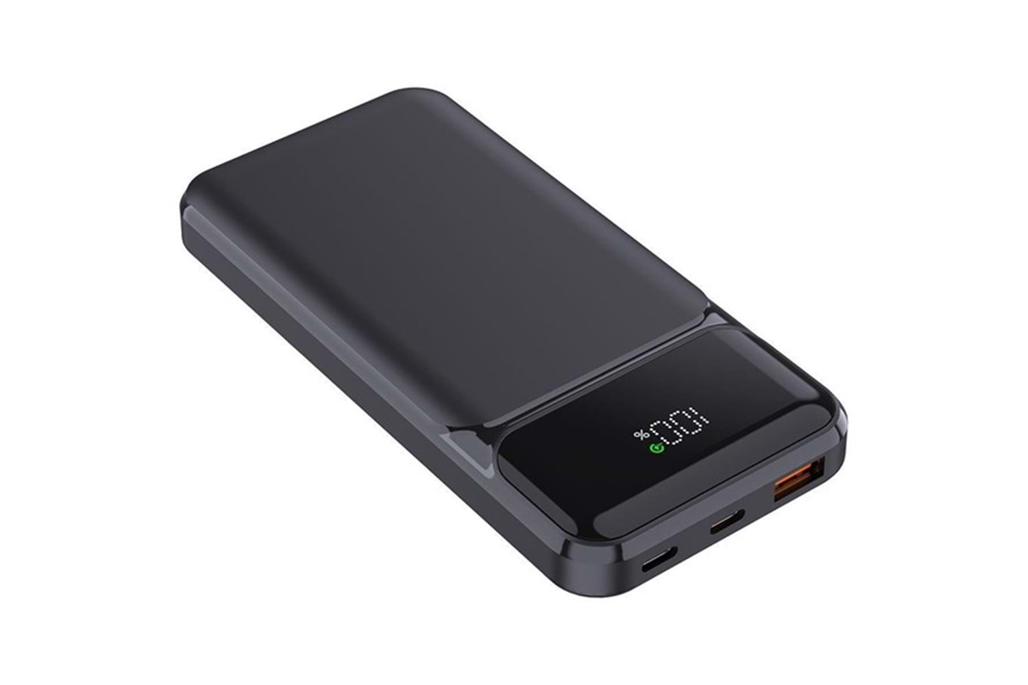 POWERBOOST NIGHT 115B 10000mAh 22.5W LCD GizliLED Siyah Taşınabilir Şarj Cihazı Powerbank