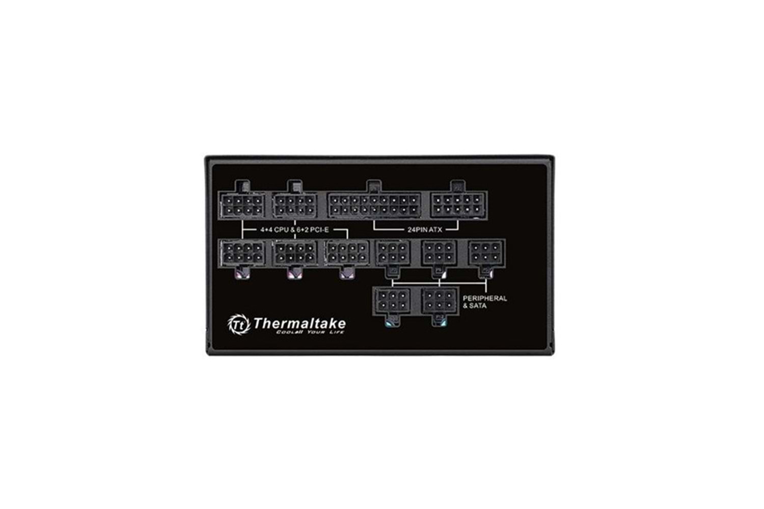 THERMALTAKE 1200W 80+ PLATINUM TOUGHPOWER PS-TPD-1200FNFAPE-3 14cm Fanlı Power Supply