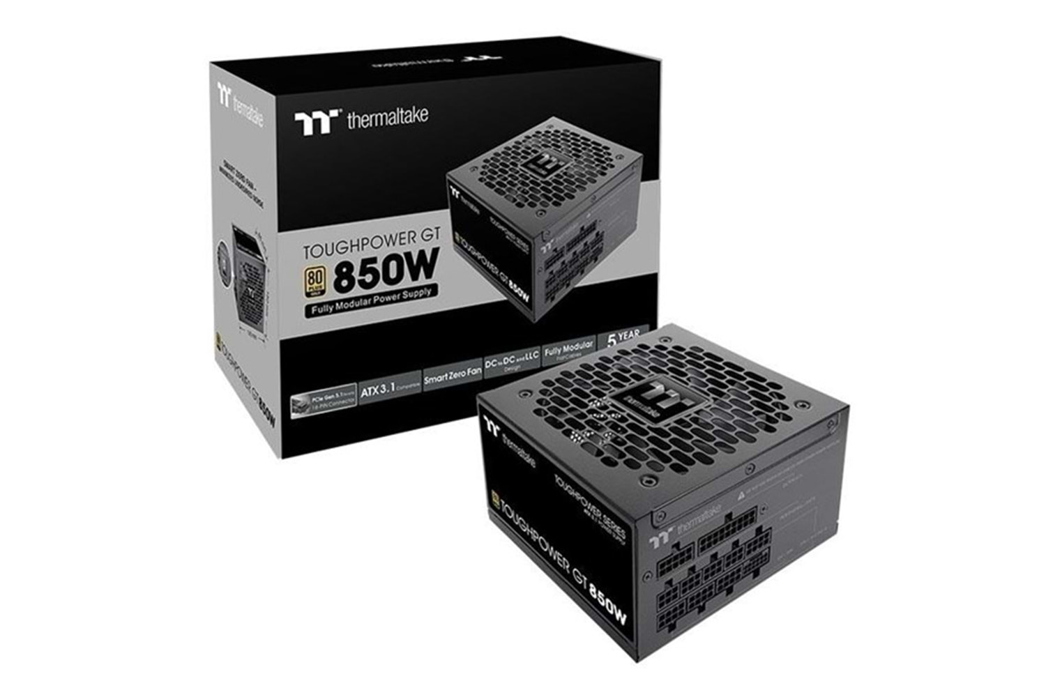 THERMALTAKE 850W 80+ GOLD TOUHGPOWER PS-TTP-0850NNFAGE-2 PCIE 5.0 TAM MODÜLER POWER SUPPLY KUTUSUZ