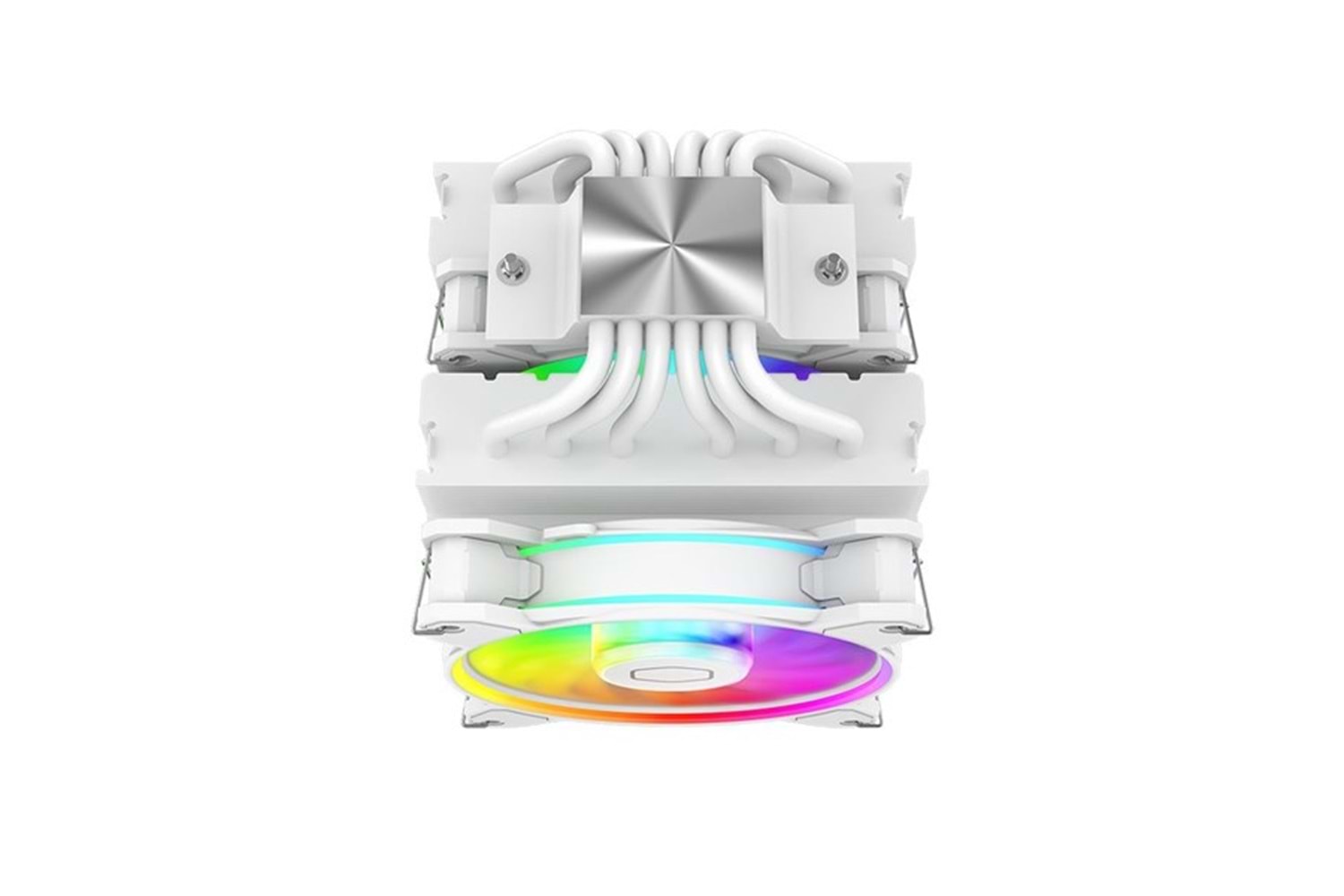 COOLERMASTER HYPER 622 HALO ARGB AM5-1700P HAVA SOĞUTMALI DUAL İŞLEMCİ FANI BEYAZ