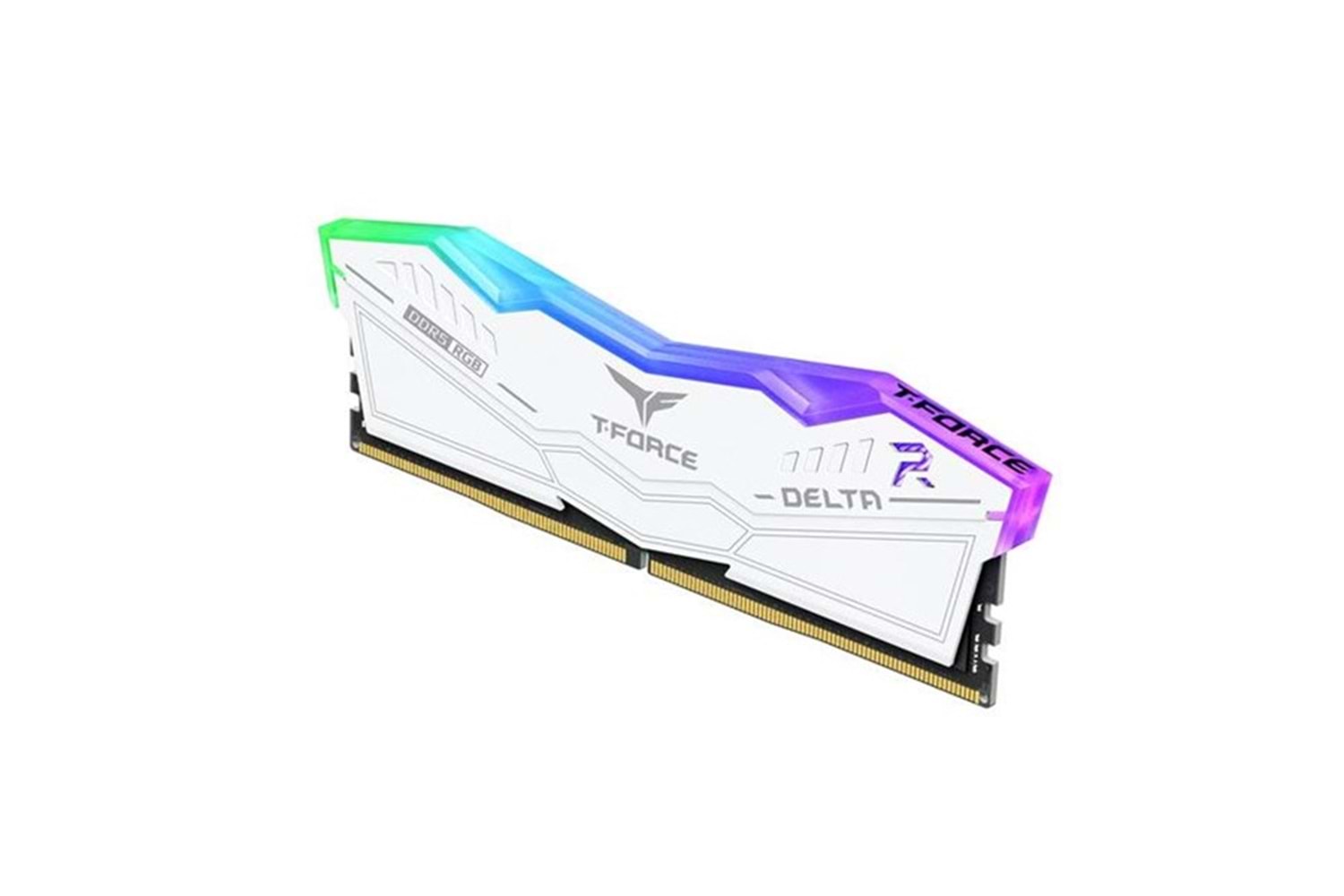 TEAM 32GB (2X 16GB) DDR5 6400MHZ CL40 RGB DUAL KIT PC RAM T-FORCE DELTA WHITE FF4D532G6400HC40BDC01 BEYAZ