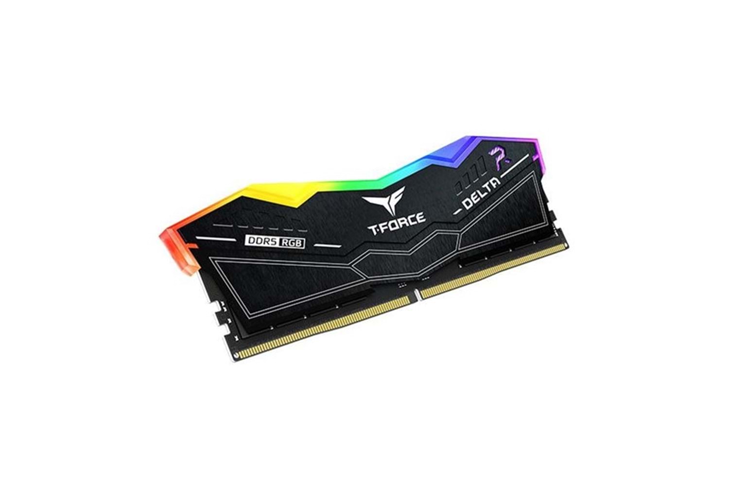 TEAM 32GB (2X 16GB) DDR5 7600MHZ CL36 RGB DUAL KIT PC RAM DELTA BLACK FF3D532G7600HC36DDC01