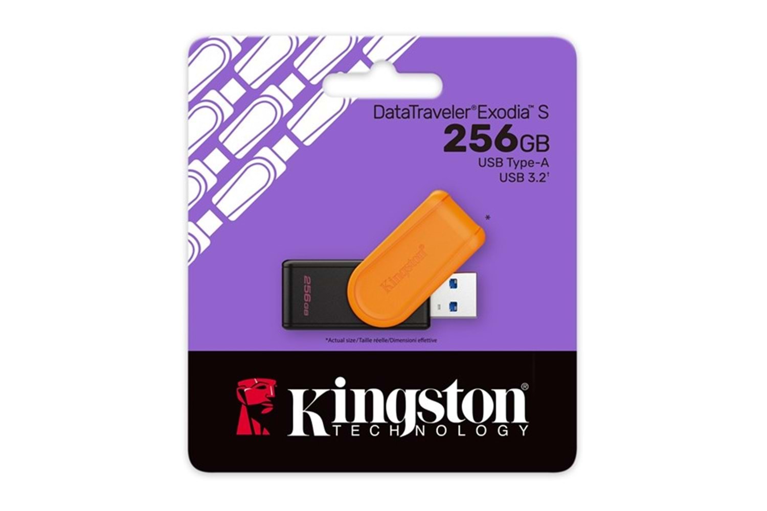 KINGSTON 256GB DATATRAVELER EXODIA S DTXS/256GB USB 3.2 BELLEK