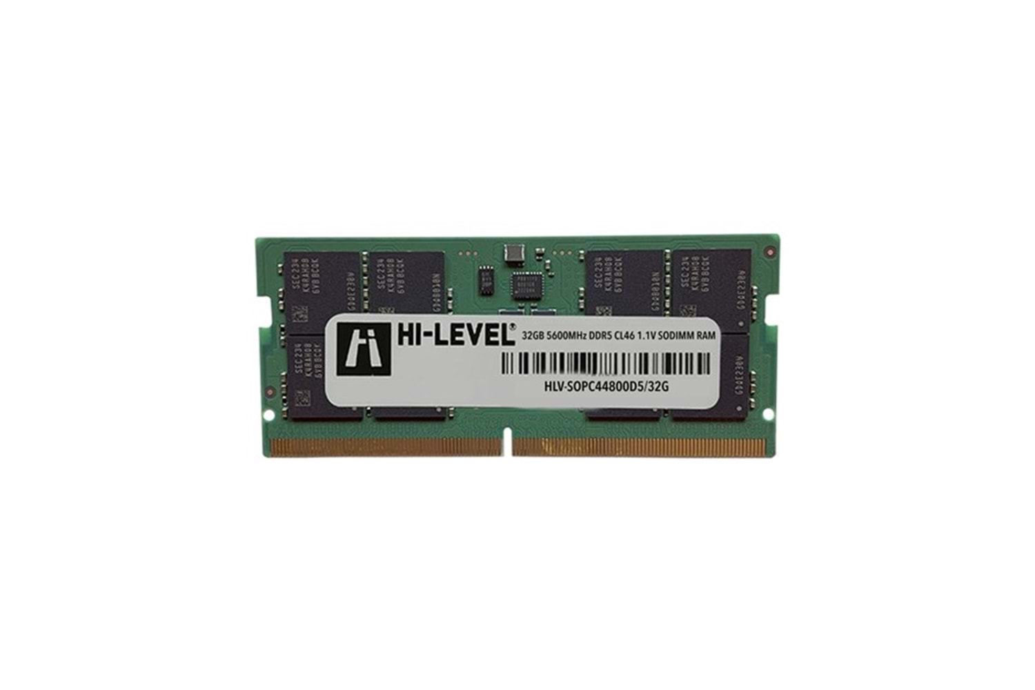 HI-LEVEL 32GB DDR5 5600MHZ NOTEBOOK RAM VALUE HLV-SOPC44800D5/32G