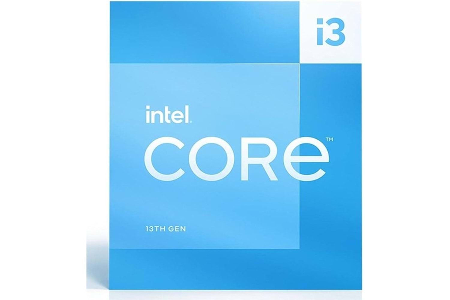 INTEL CORE i3 13100 17MB 4çekirdekli O/B VGA 1700p 60w Kutulu+Fanlı 