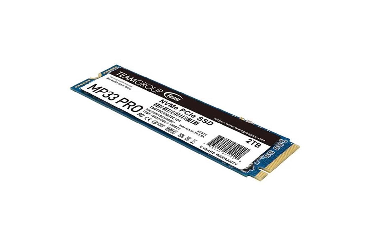 APACER 2TB MP33 PRO TM8FPD002T0C101 2400-2100MB/s M2 NVME GEN3 DİSK