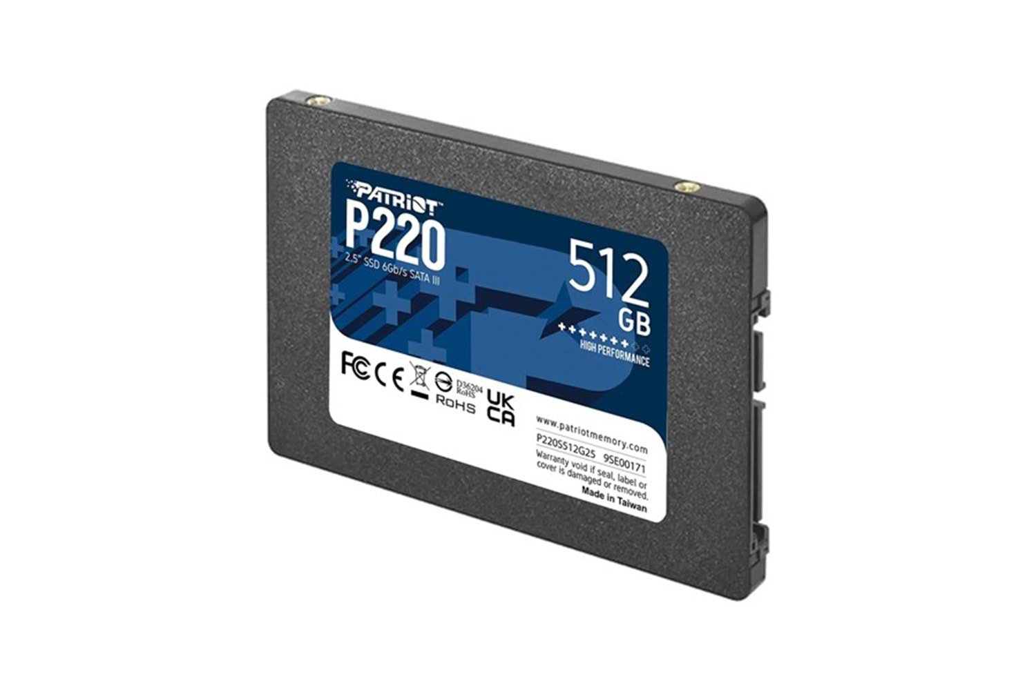 PATRIOT 512GB P220 P220S512G25 550-500MB/s SATA-3 SSD DİSK