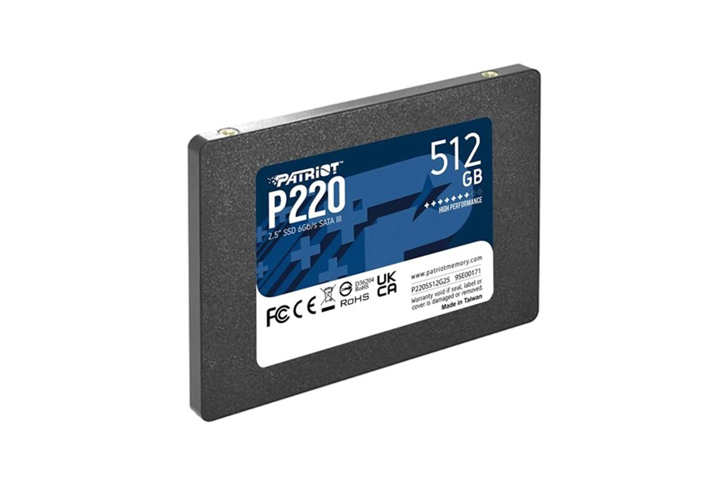 PATRIOT 512GB P220 P220S512G25 550-500MB/s SATA-3 SSD DİSK