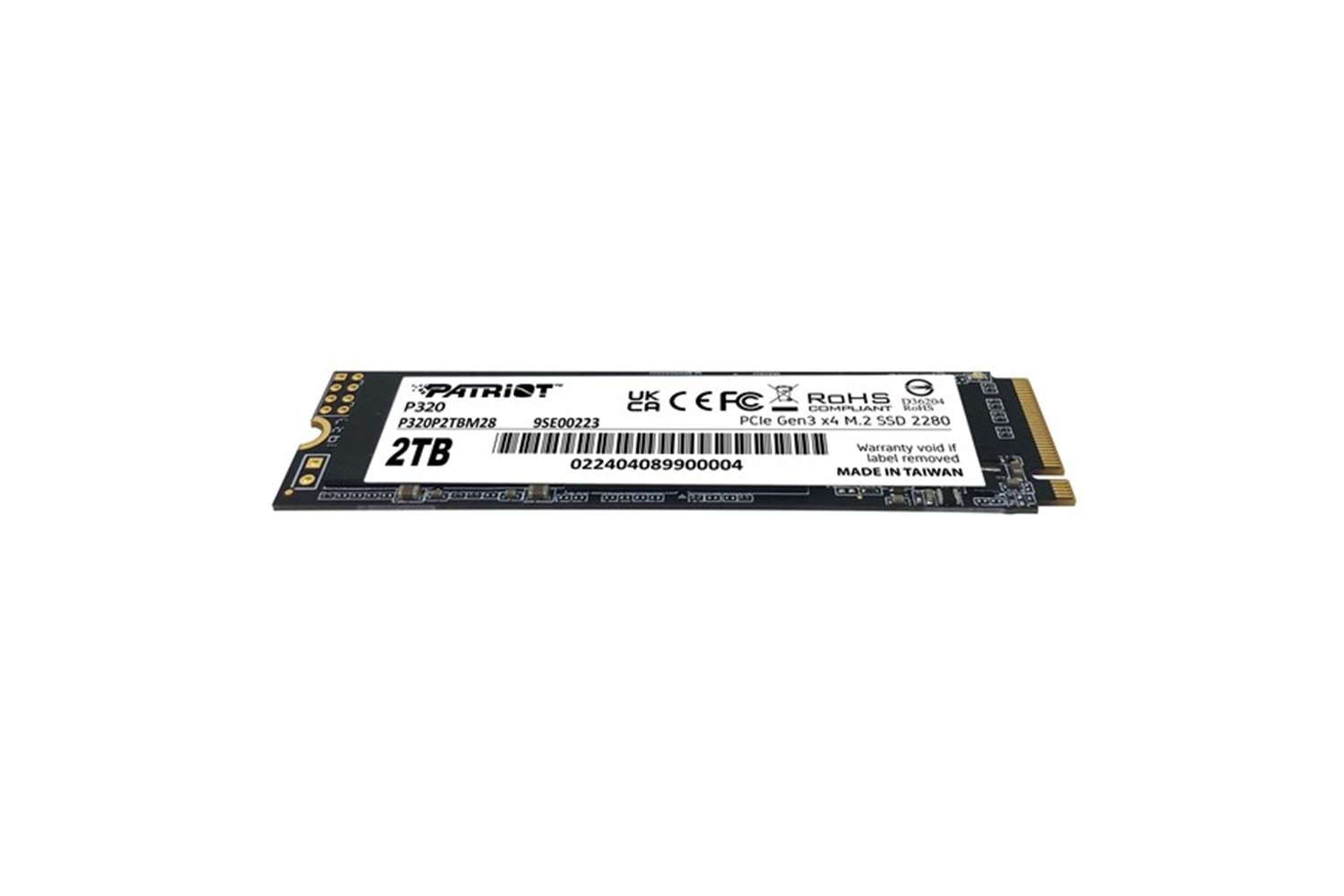 PATRIOT 2TB P320 P320P2TBM28 3000-2200MB/s M2 NVME GEN4 DİSK