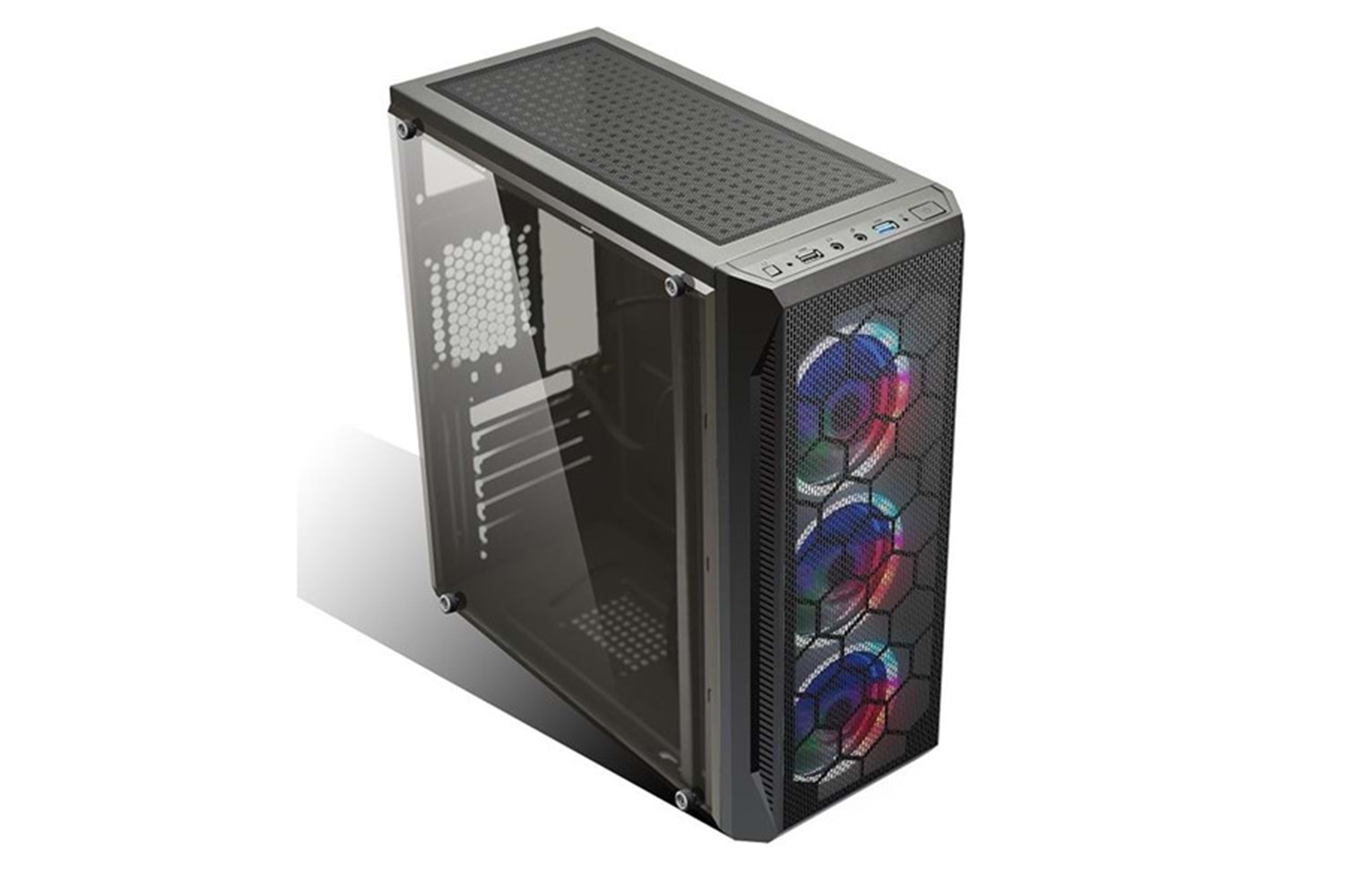 HIPER 500W ZOE 3-Fanlı Gaming Mid-Tower PC Kasası
