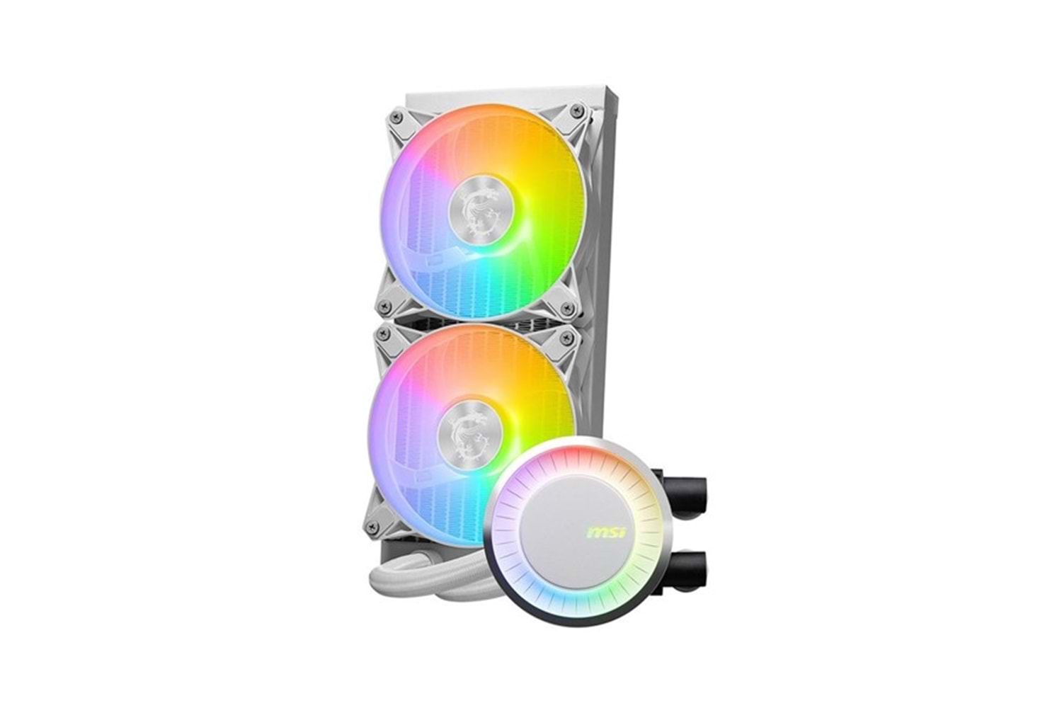 MSI 240mm MAG CORELIQUID E240-W ARGB Sıvı Soğutmalı AM5-1700p İşlemci Fanı Beyaz