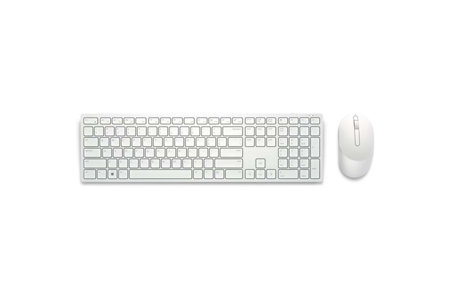 DELL Q TR 580-AKGH Kablosuz Klavye - Mouse Set KM5221W Beyaz