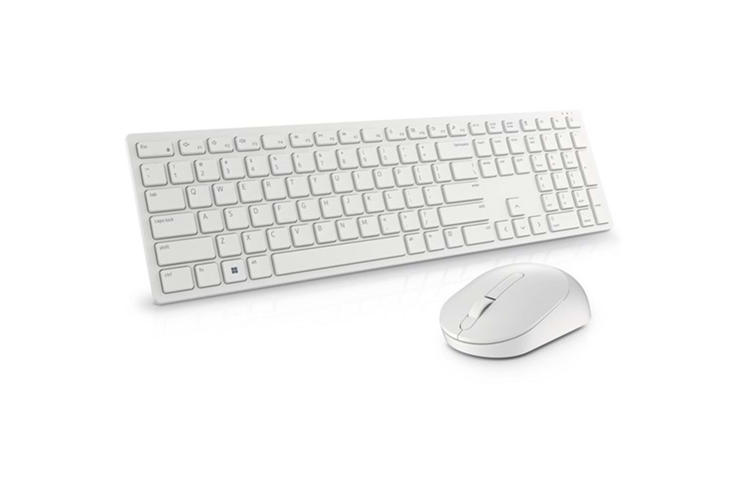 DELL Q TR 580-AKGH Kablosuz Klavye - Mouse Set KM5221W Beyaz