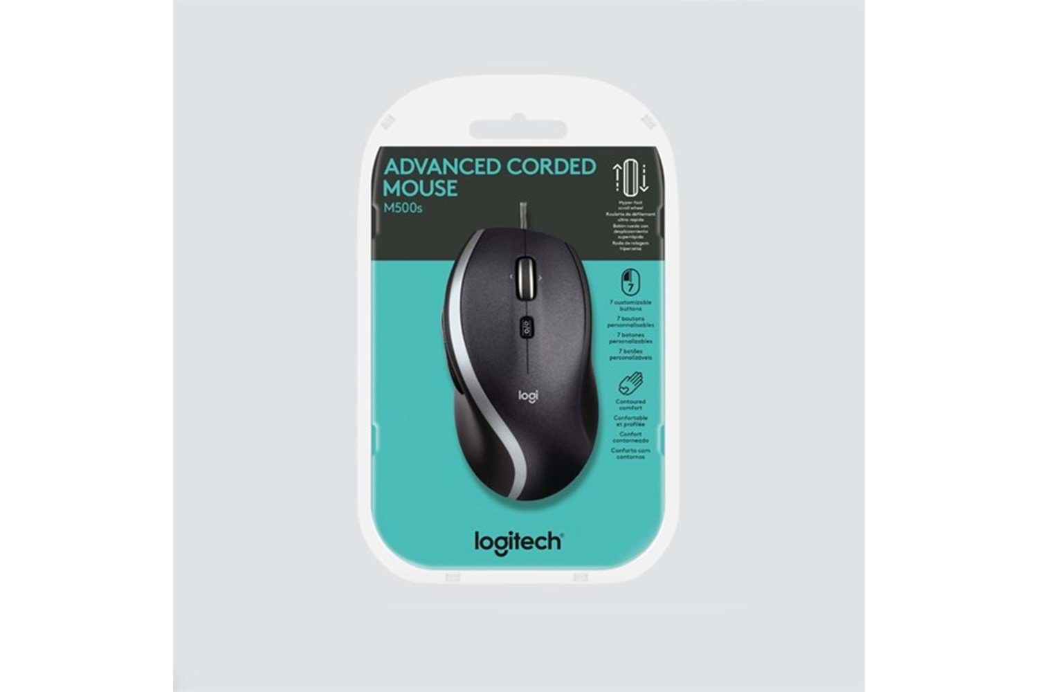 LOGITECH M500s Gelişmiş Kablolu Mouse - Siyah 910-005784