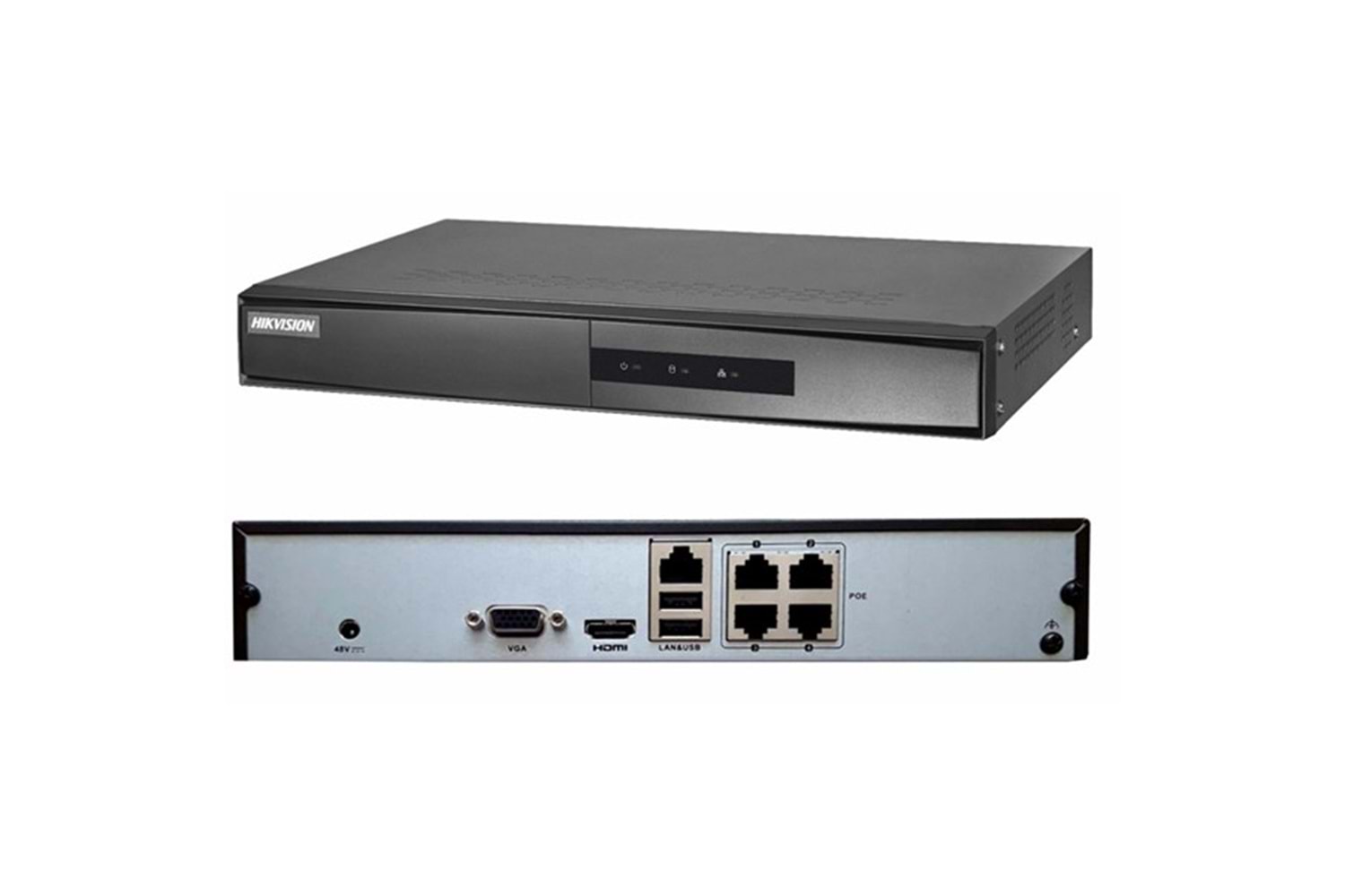 HIKVISION 4kanal 1080p DS-7104NI-Q1/M 1X- H265+ NVR Kayıt Cihazı