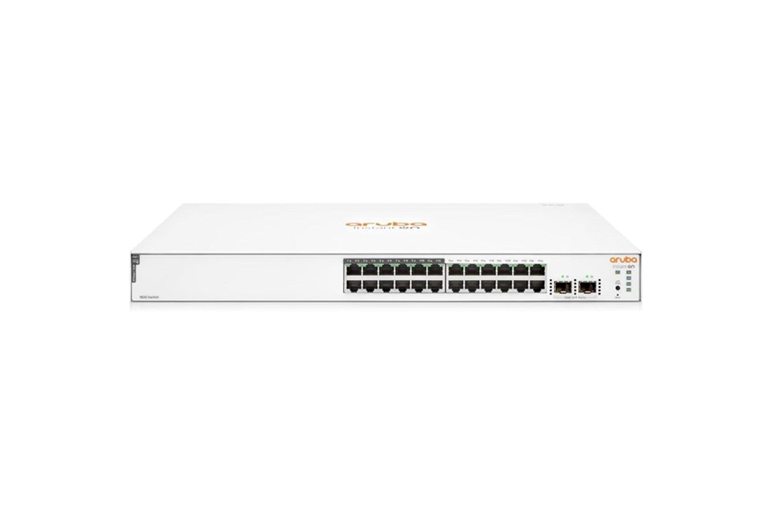ARUBA 24port 195w 12port PoE Instant On 1830-24G JL813A GIGABIT 2xSFP Yönetilebilir Switch RackMount