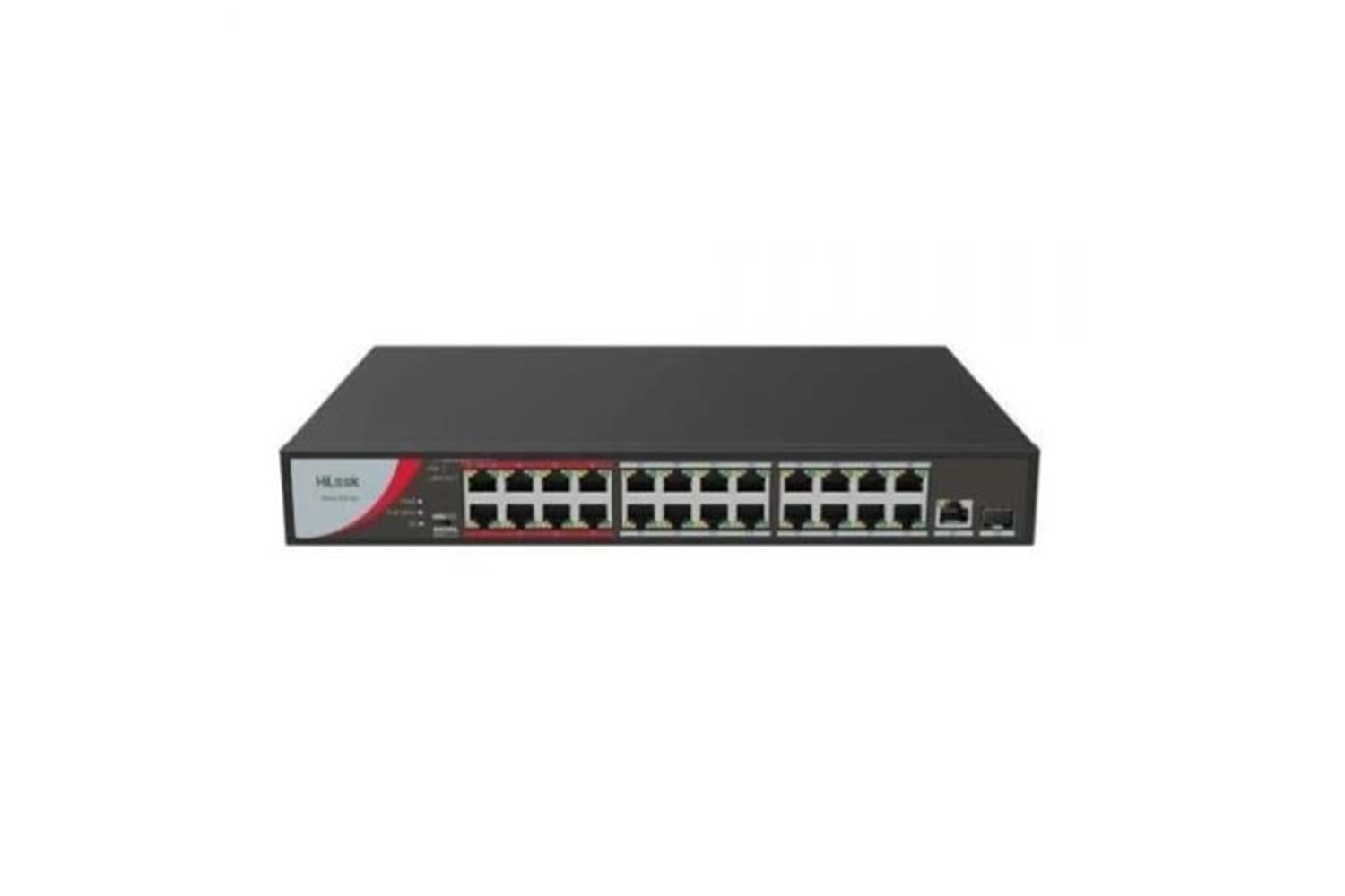 HILOOK 24port NS-0326P-230(B) 10/100 1-SFP 230W FULL POE YÖNETİLEMEZ SWITCH