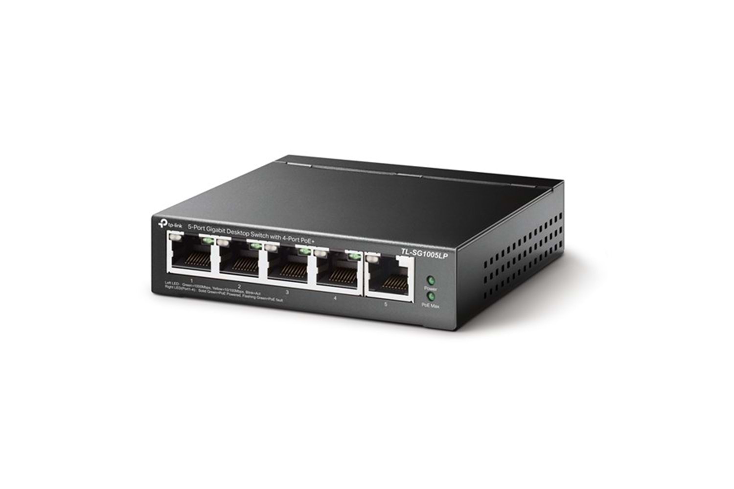 TP-LINK 5port TL-SG1005LP Gigabit 4port PoE 47.5w Yönetilemez Switch