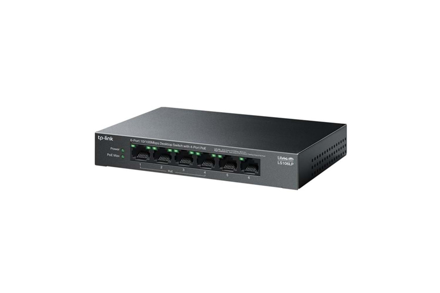 TP-LINK 6port LS106LP GIGABIT 41W 4port POE YÖNETİLEMEZ SWITCH