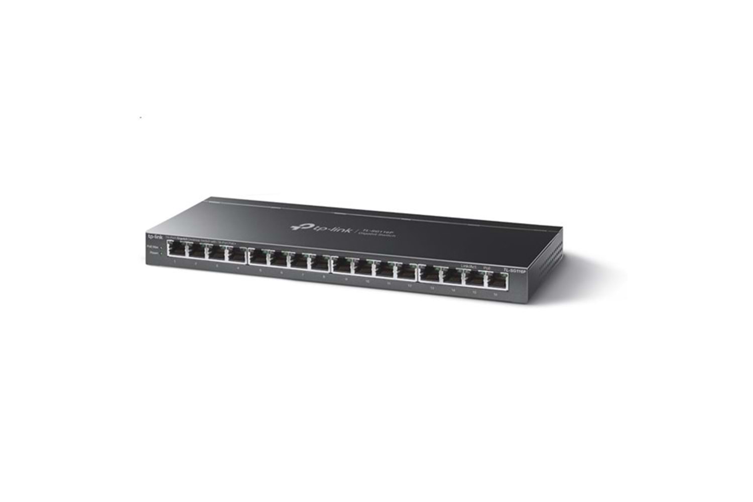 TP-LINK 16port TL-SG116P GIGABIT 120W FULL POE YÖNETİLEMEZ SWITCH