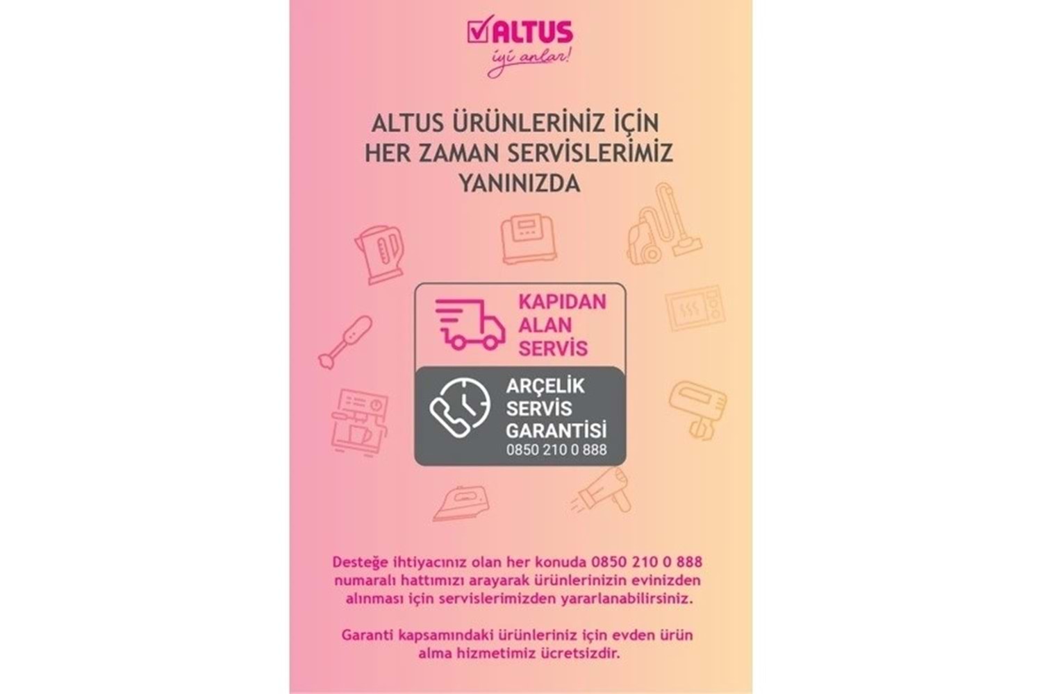 ALTUS AL 38BFB KULE TIPI VANTILATOR