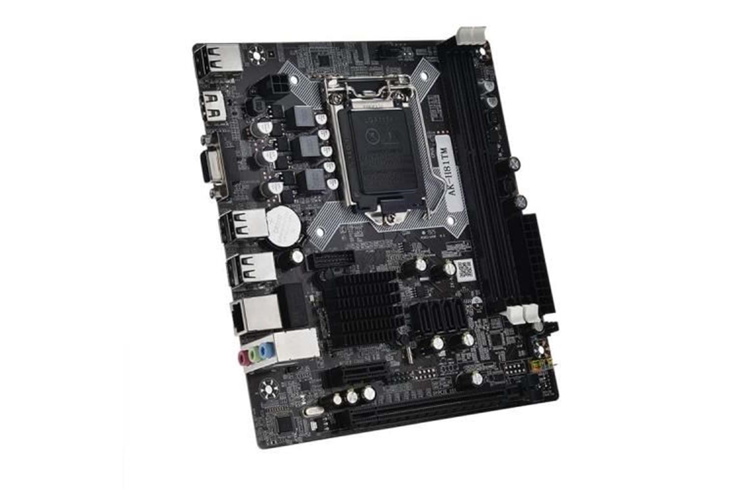 ARKTEK H81 ALPHA FORCE AK-H81M EL DDR3 HDMI PCIE 2.0 1150P mATX