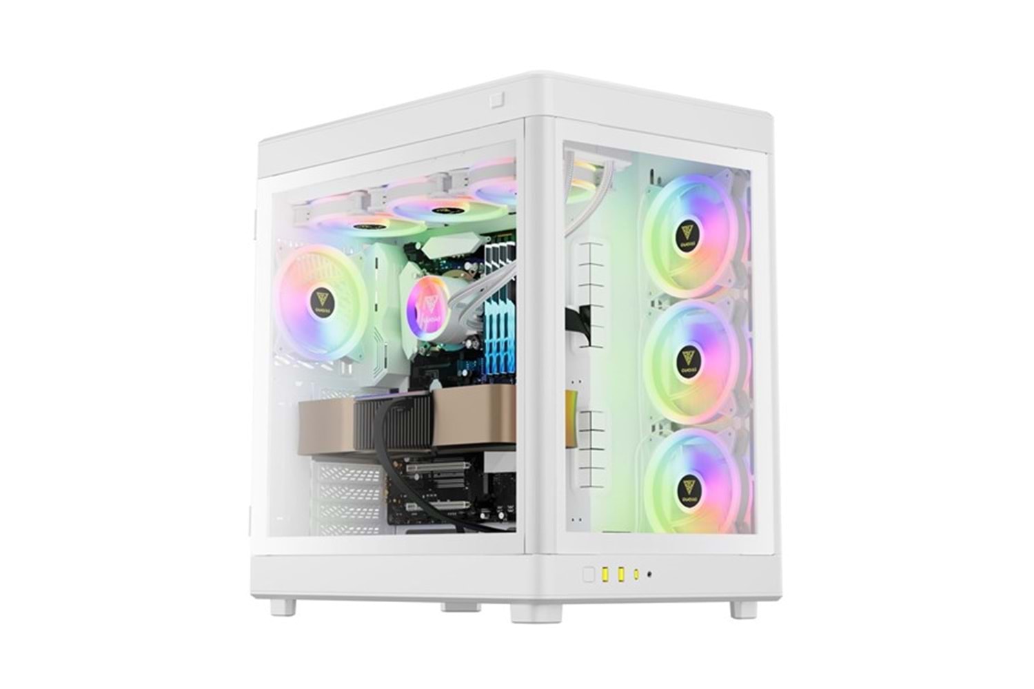 GAMDIAS 850W 80+ BRONZE NESO P1 GAMING MID-TOWER PC KASASI BEYAZ