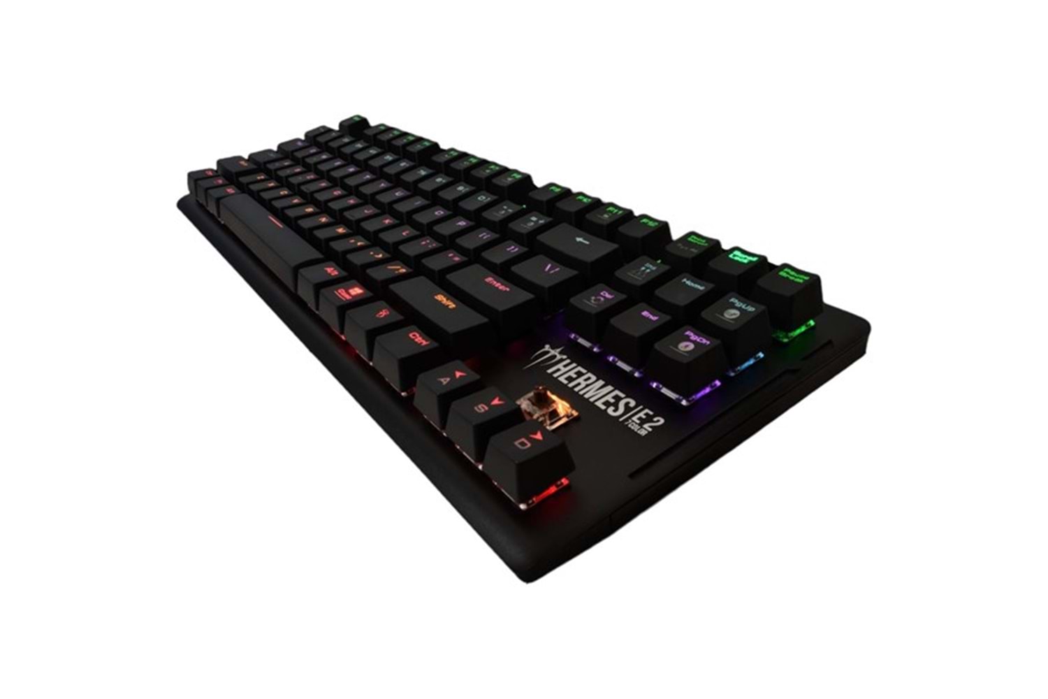 GAMDIAS HERMES-E2, USB Kablolu, İngilizce, Mekanik, 7 Renk, Gaming Klavye