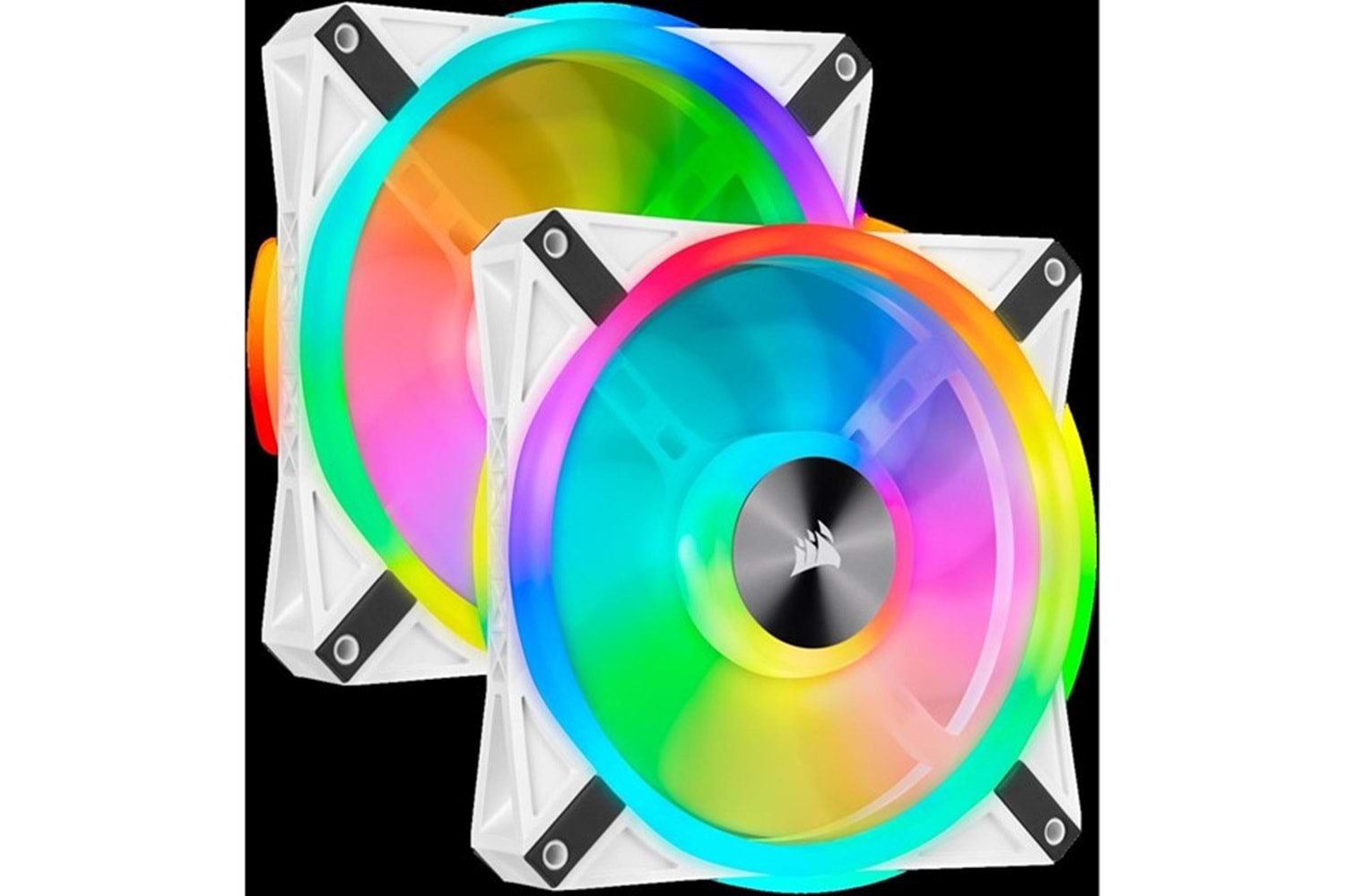 CORSAIR QL140-2 CO-9050106-Ww 14CM RGB KASA FANI+KONTROL ÜNİTELİ 2-Lİ PAKET BEYAZ