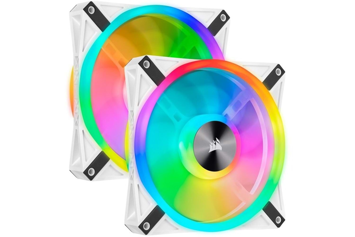 CORSAIR QL140-2 CO-9050106-Ww 14CM RGB KASA FANI+KONTROL ÜNİTELİ 2-Lİ PAKET BEYAZ