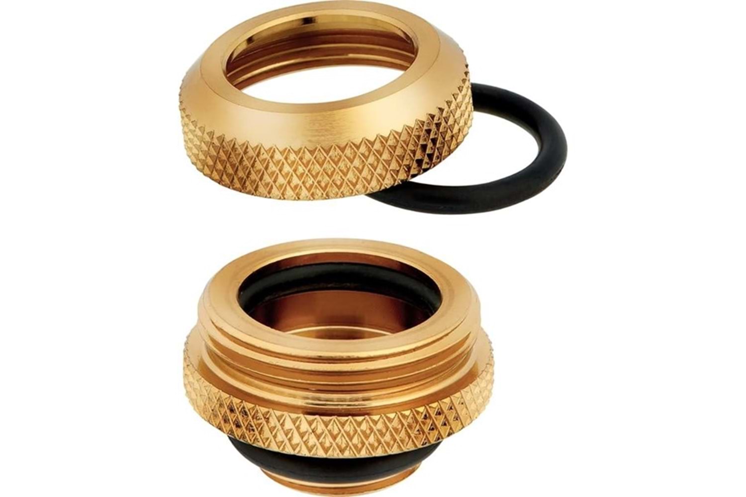 Corsair Cx-9052009-Ww Hydro X Serisi XF Hardline 14mm Dış Çap Rakoru 4-lü paket gold