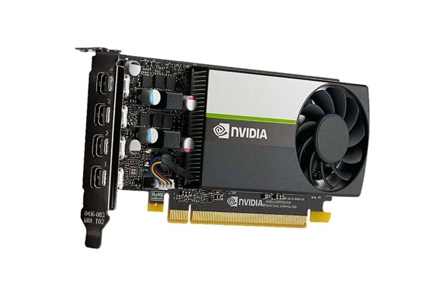 PNY T1000 8GB VCNT1000-8GB-SB GDDR6 128bit 4X mDP PCIe 16X v3.0