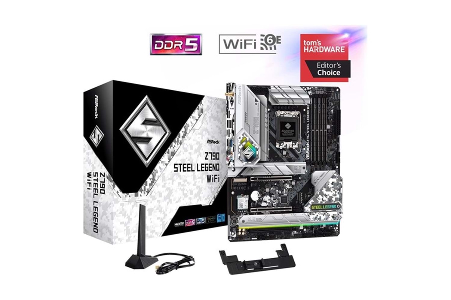 ASROCK Z790 STEEL LEGEND WIFI-6E DDR5 HDMI-DP PCIE 5.0 1700P ATX