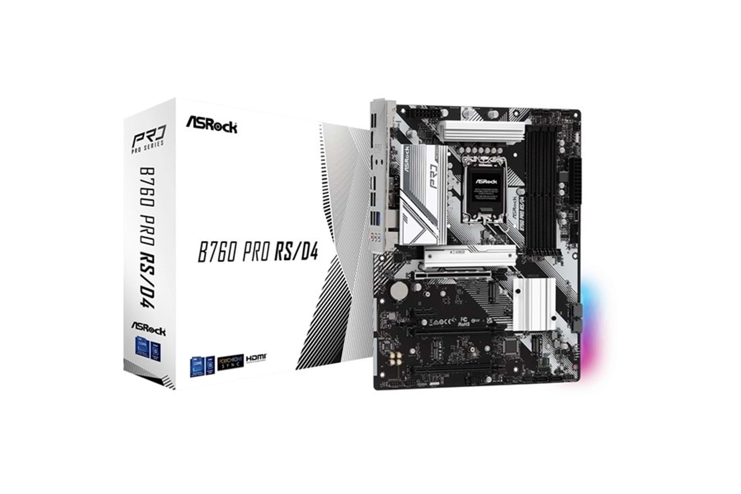 ASROCK B760 PRO D4 DDR4 HDMI-DP PCIE 4.0 1700p ATX