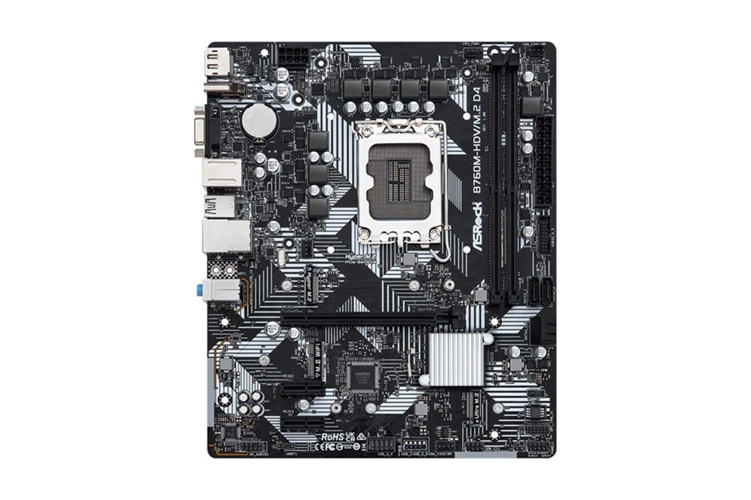ASROCK B760M-HDV/M.2 D4 DDR4 HDMI-DP PCIE 4.0 1700p mATX