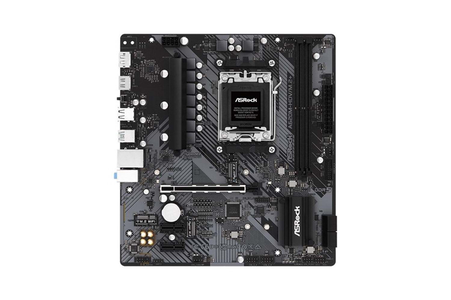 ASROCK A620M-HDV/M.2+ DDR5 HDMI-DP TYPE-C PCIE 4.0 AM5 mATX