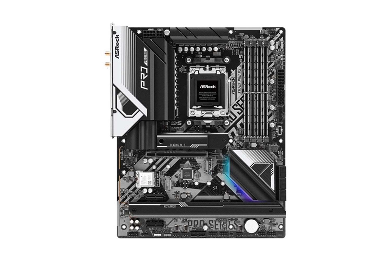 ASROCK X670e PRO RS DDR5 HDMI-DP PCIE 5.0 AM5 ATX