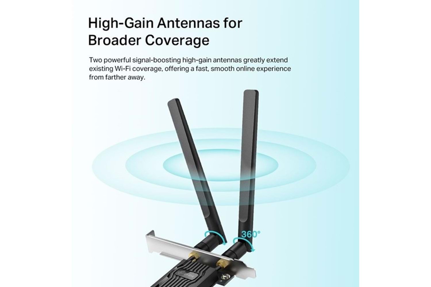 TP-LINK ARCHER TX20E AX1800 Wi-Fi 6 Bluetooth 5.2 PCIe Kablosuz Ağ Adaptörü