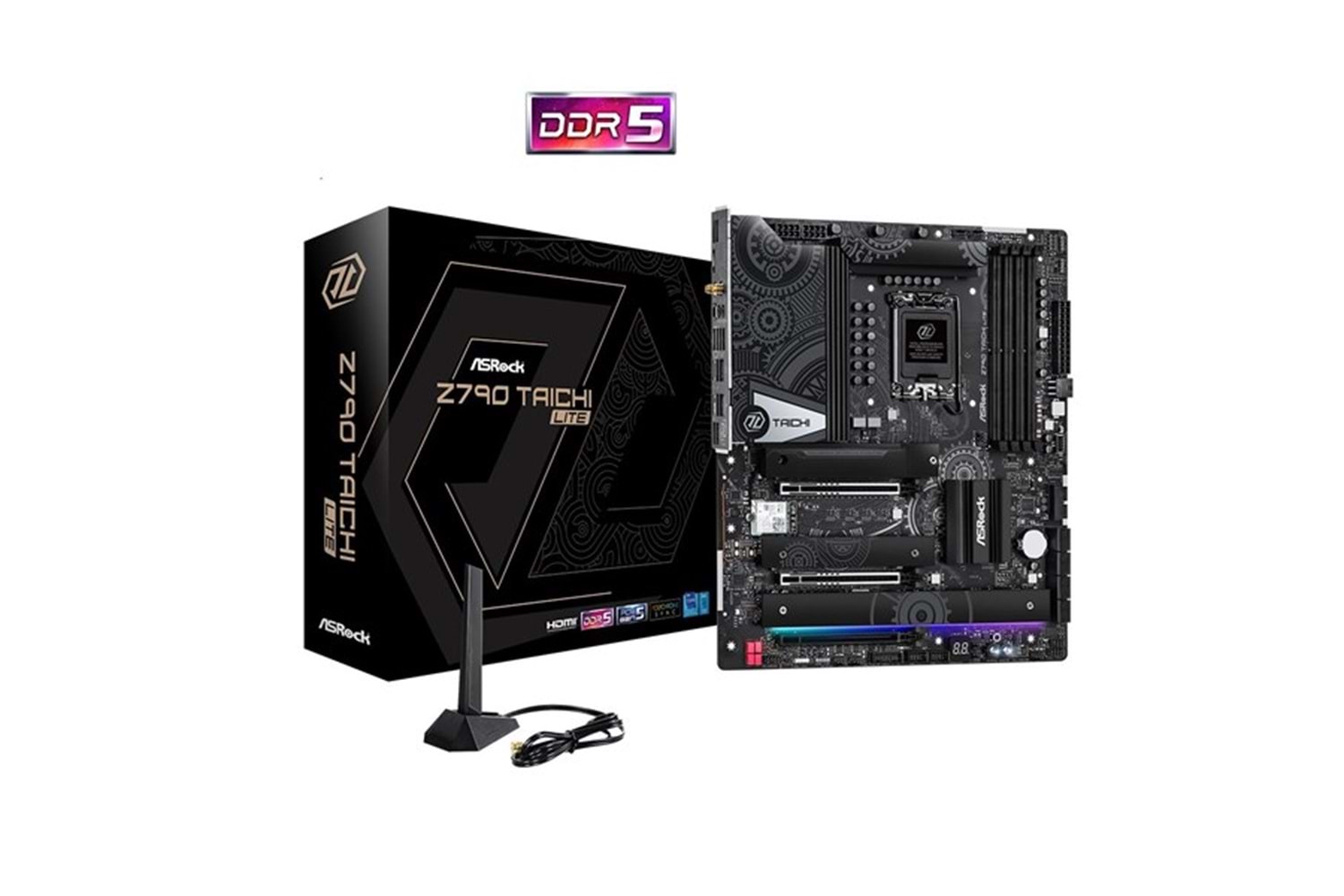 ASROCK Z790 TAICHI LITE WIFI-6E DDR5 HDMI-DP PCIE 5.0 1700P ATX