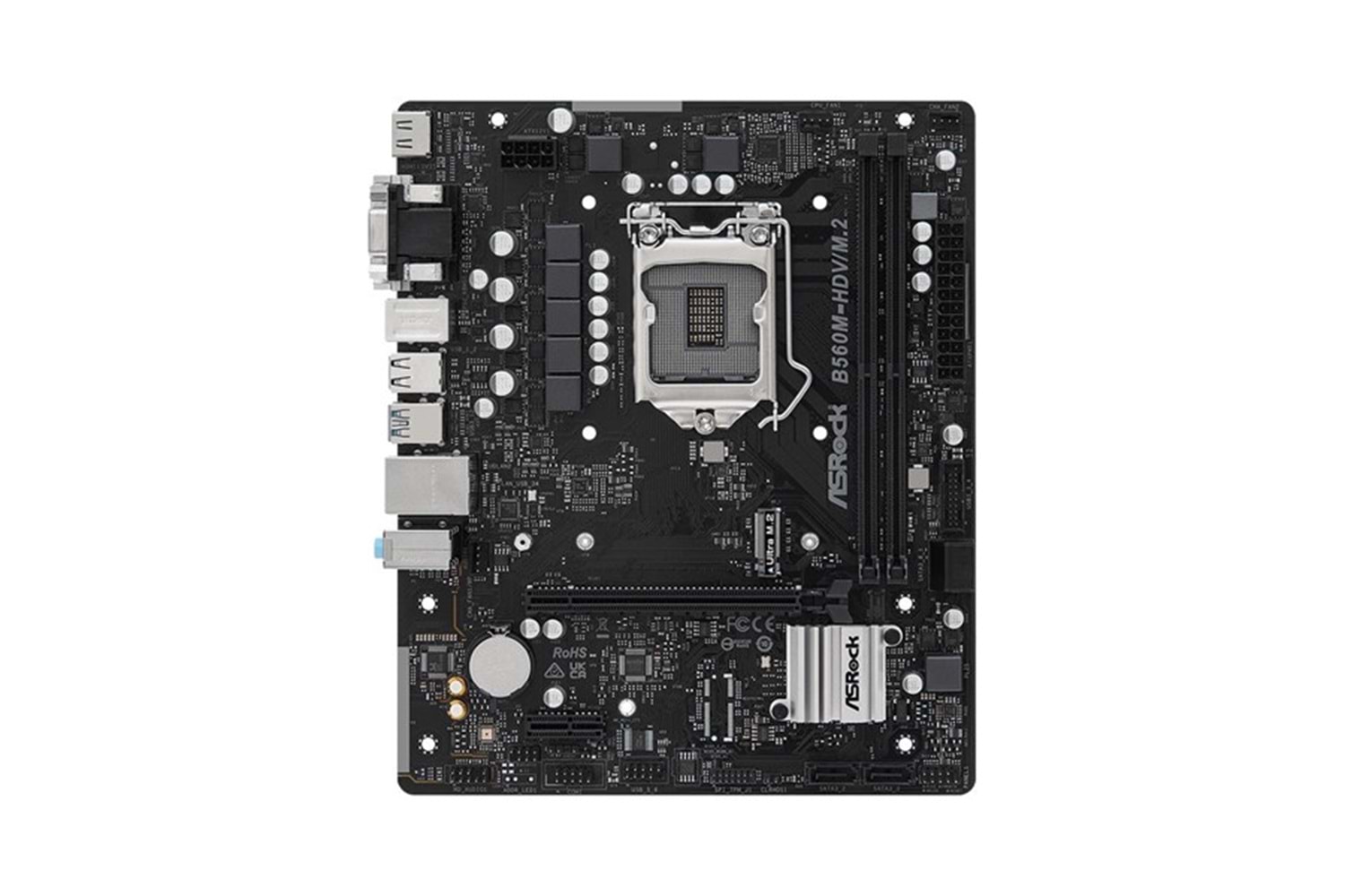 ASROCK B560M-HDV/M.2 DDR4 HDMI-DVI PCIE 3.0 1200p v2 mATX 