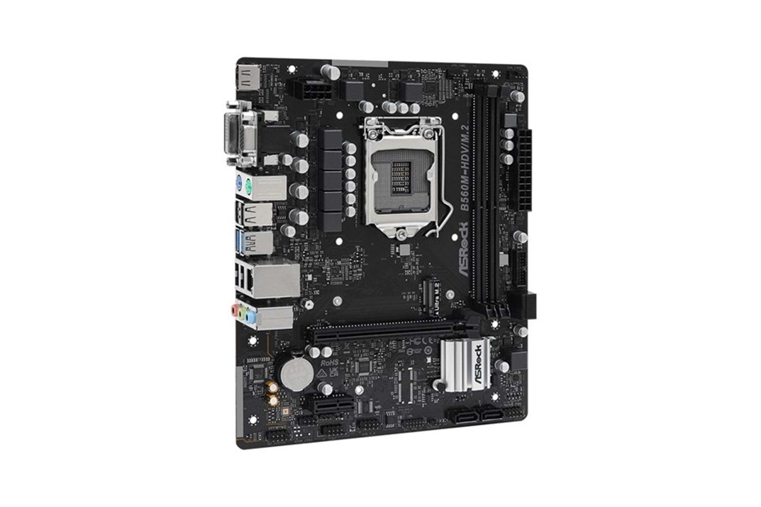 ASROCK B560M-HDV/M.2 DDR4 HDMI-DVI PCIE 3.0 1200p v2 mATX 