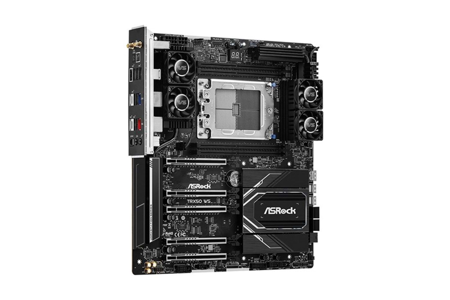 ASROCK TRX50 WIFI-6E WS ECC DDR5 10-GbE LAN PCIE 5.0 sTR50 ATX