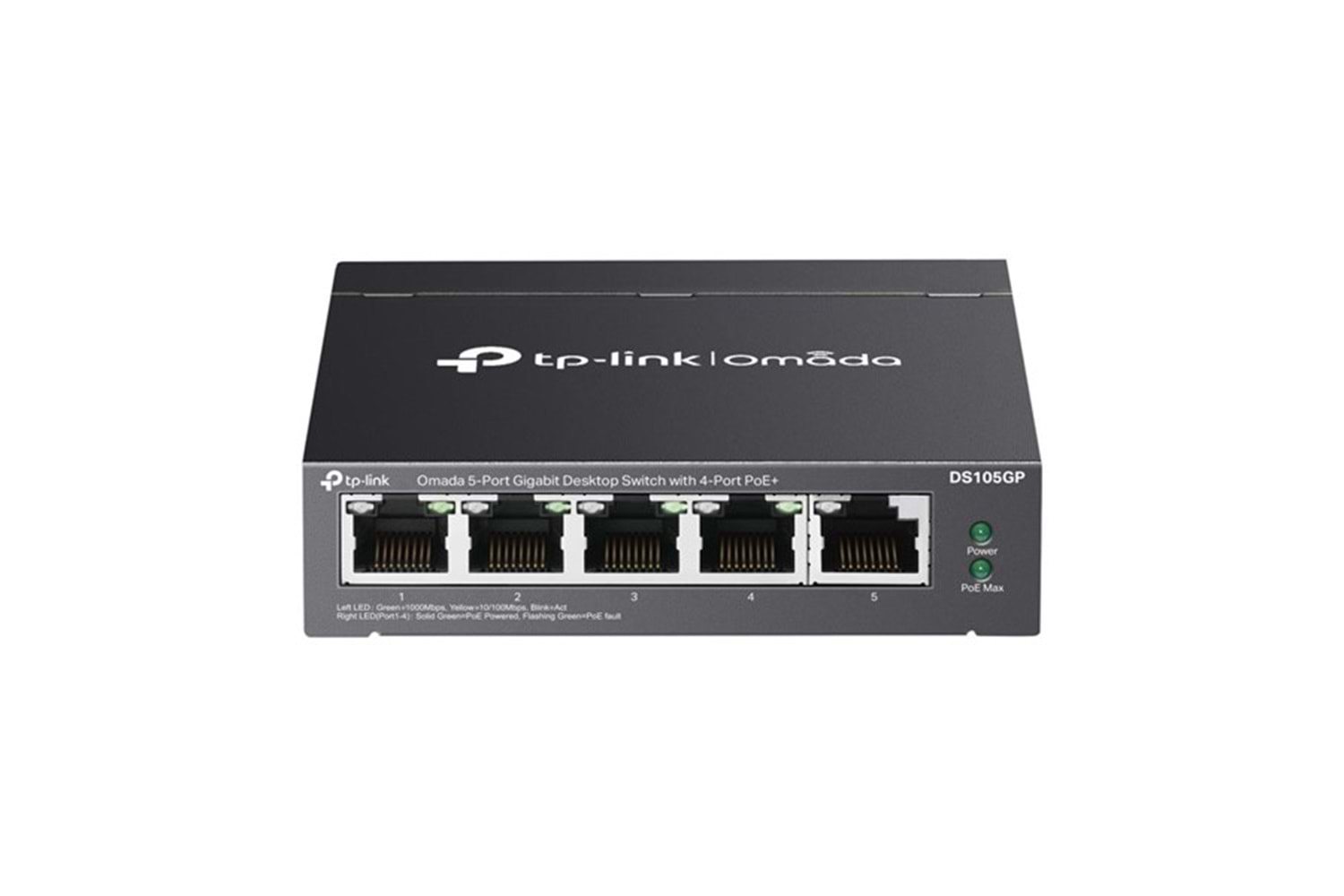 TP-LINK 5port DS105GP GIGABIT 4port 65w PoE Switch