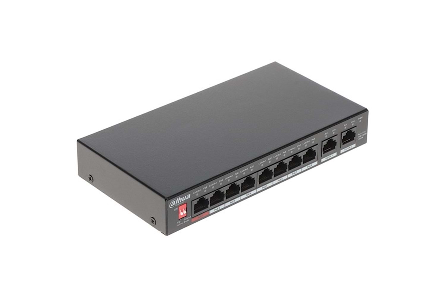 DAHUA 8port 90w PFS3010-8GT-96 GIGABIT 2-Uplink Yönetilemez FULL POE SWITCH