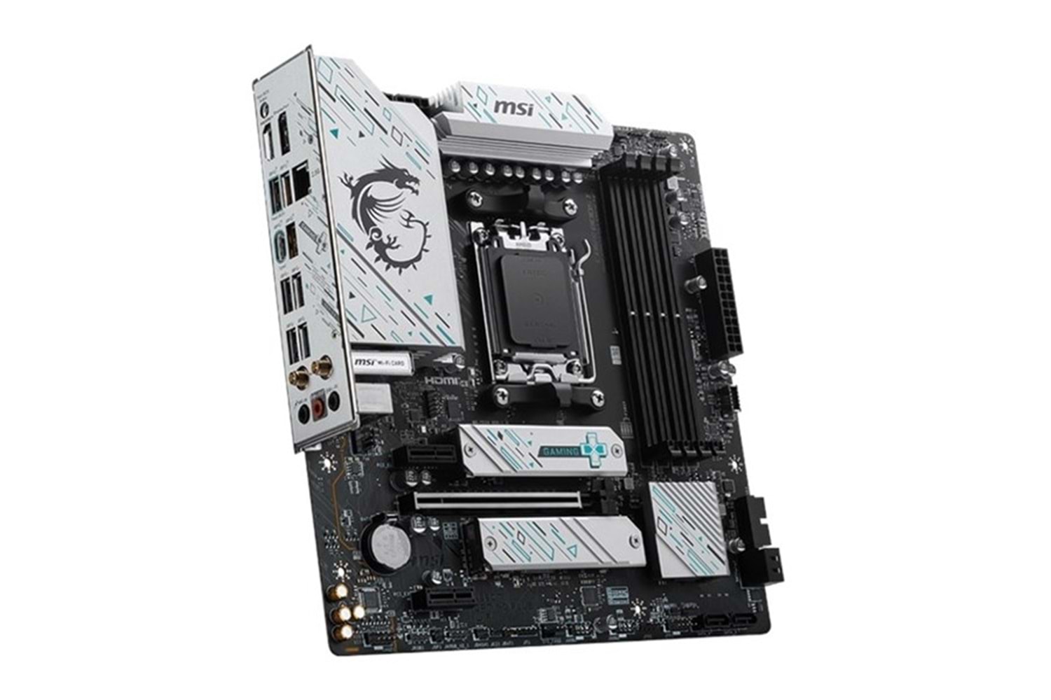 MSI B650M GAMING PLUS WIFI-6E DDR5 HDMI DP PCIe 16X v4.0 AM5 mATX
