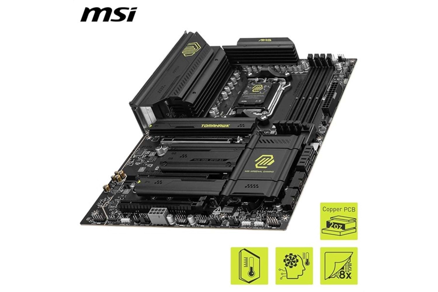 MSI MAG X870 TOMAHAWK WIFI-7 DDR5 HDMI-DP PCIE 5.0 AM5 ATX