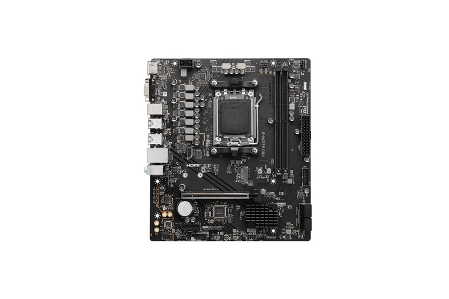 MSI PRO A620M-B DDR5 HDMI PCIE 4.0 AM5 mATX