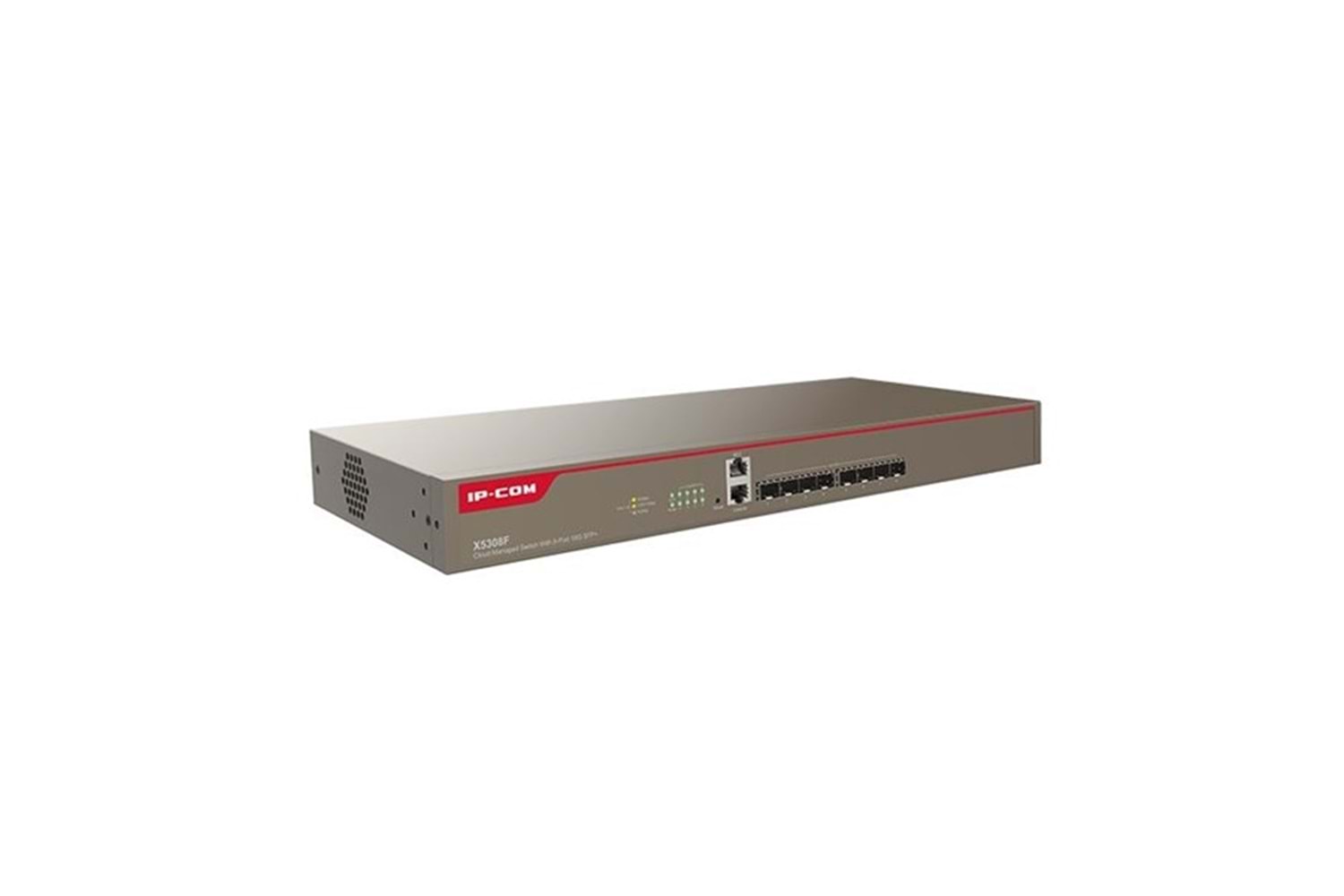 IP-COM X5308F 8port 10GbE SFP+ Bulut Yönetilebilir Switch